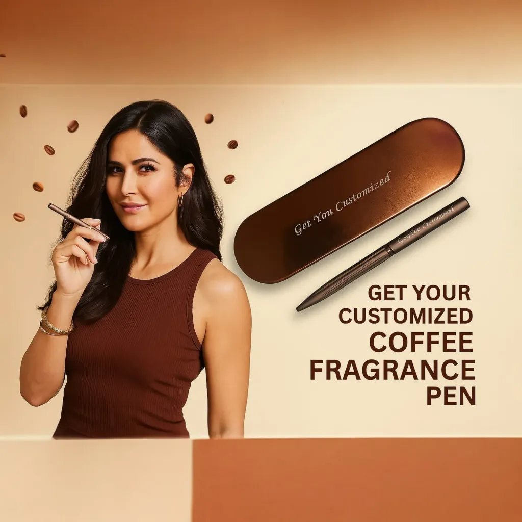 Coffee fragrance Pen with Metal Box